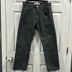 Men’s Dark Gray Levi’s 505 Regular Fit Jeans Size 32x29 EUC